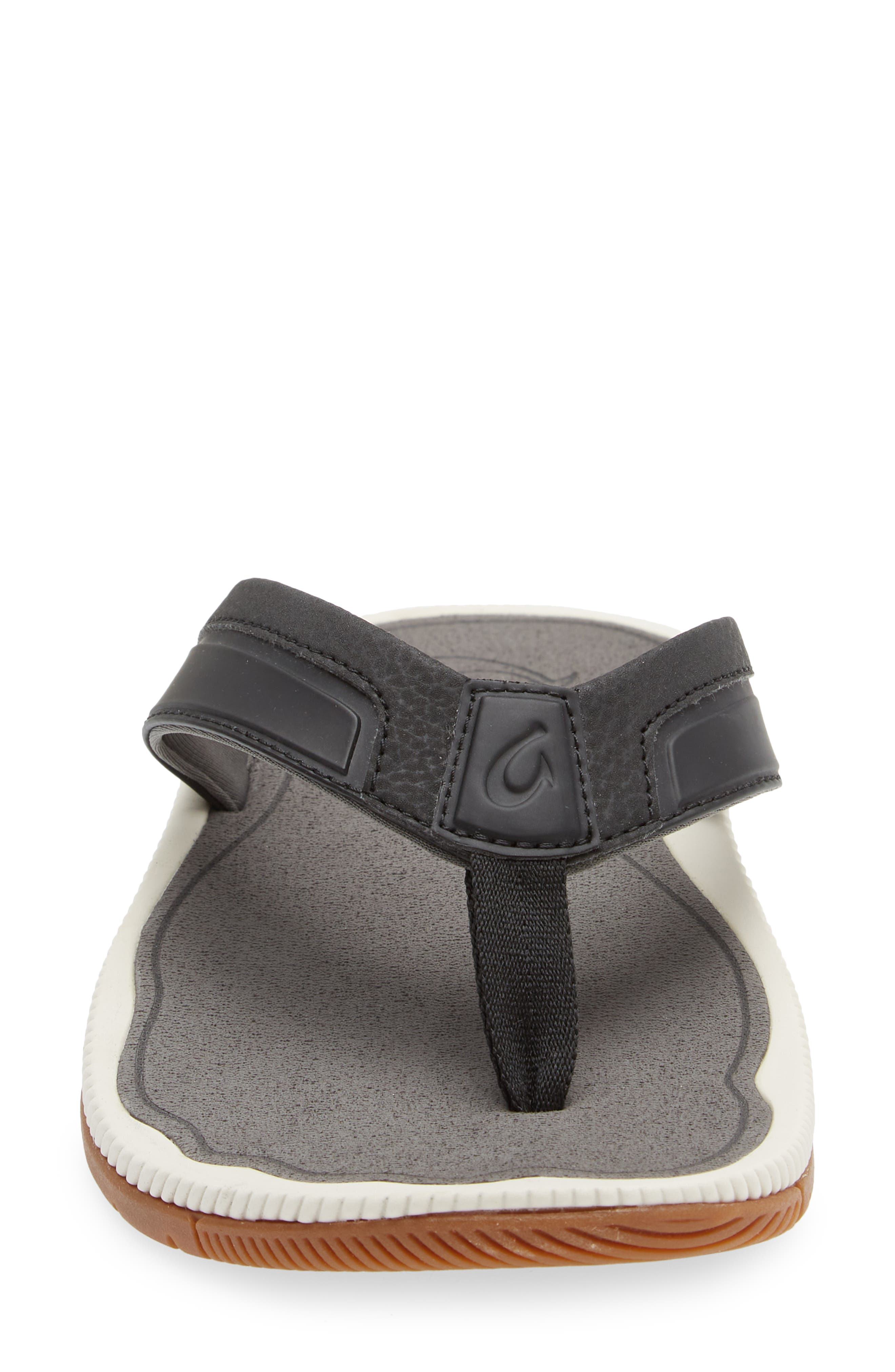 Kukulu Flip Flop, Alternate, color, BLACK / CHARCOAL