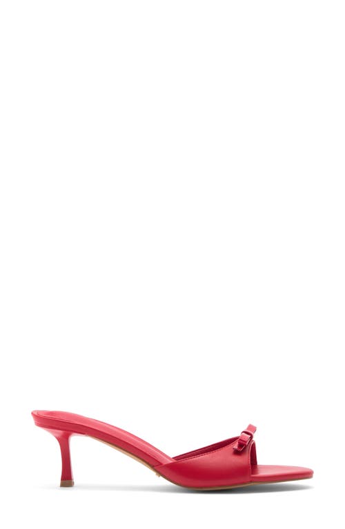 Billini Gwin Bow Mule In Red