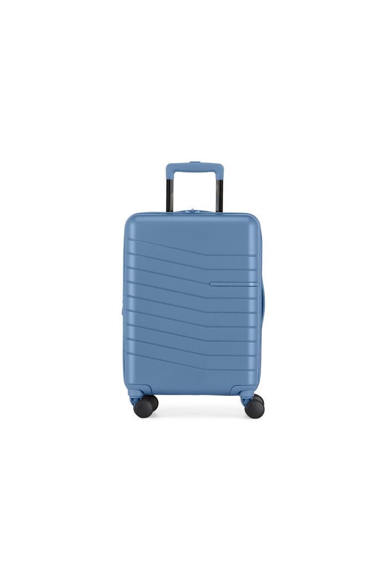 Munich Hardside Carry-on Luggage with Expansion, Main, color, Blue
