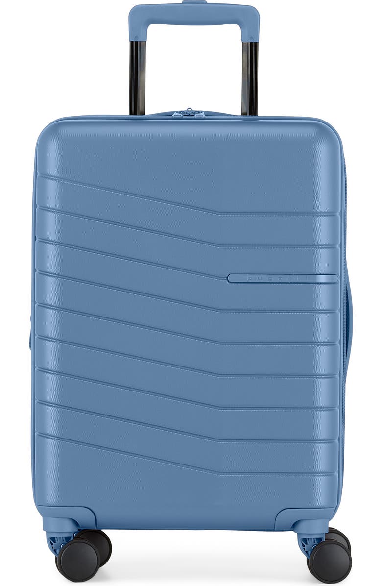 bugatti Munich Hardside Carry-on Luggage with Expansion, Main, color, Blue
