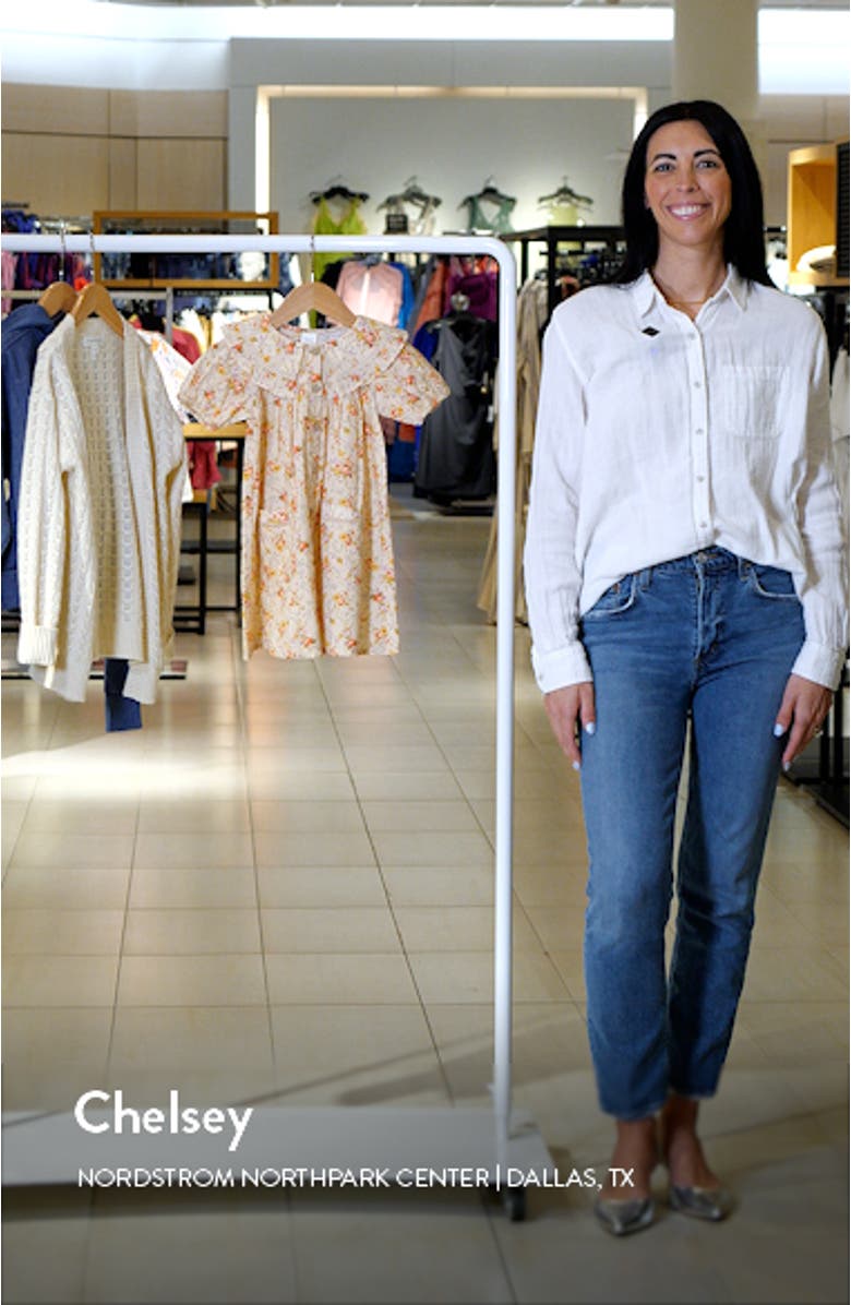 Kids' Floral Puff Sleeve Dress, sales video thumbnail