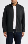 Johnston & Murphy Heathered Knit Zip Jacket