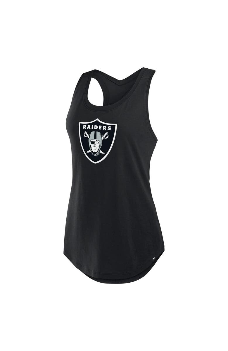 FANATICS Women's Fanatics Black Las Vegas Raiders Iron Fan Tank Top, Alternate, color, Black