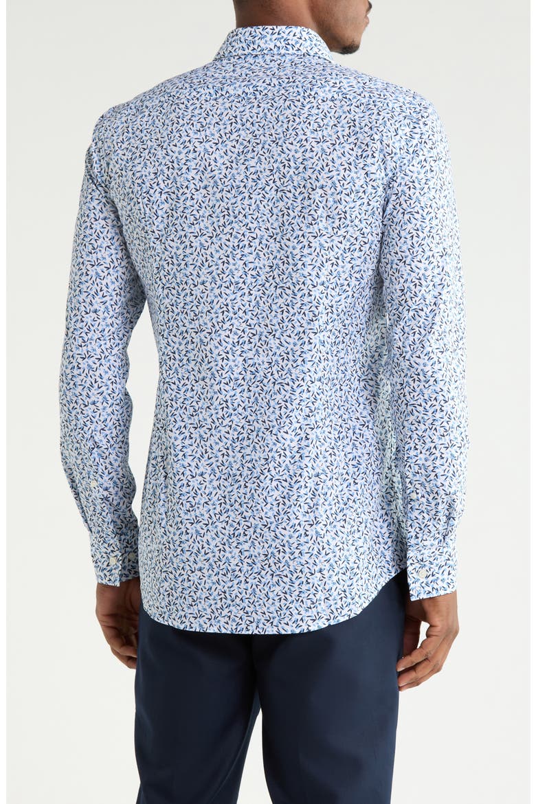 Koey Slim Fit Cotton Dress Shirt, Alternate, color, LIGHT/ PASTEL BLUE