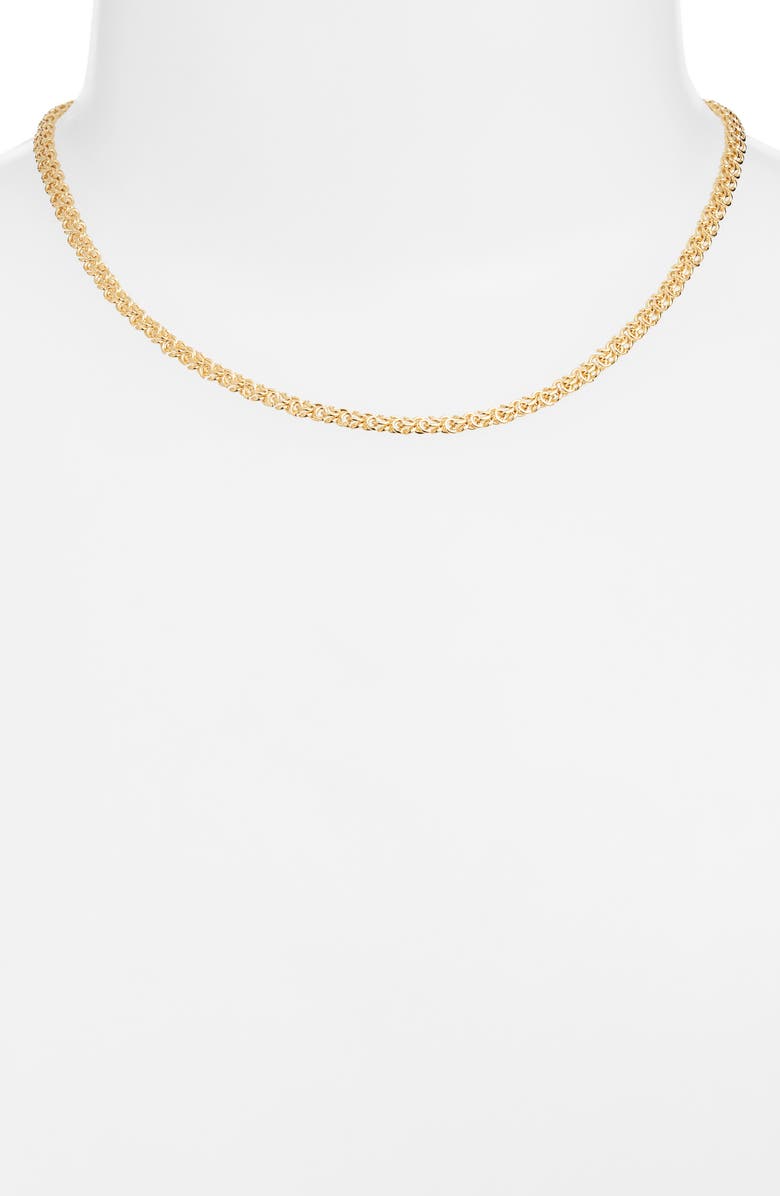 Nordstrom Demi Fine Fancy Chain Necklace, Alternate, color, 14K Gold Plated