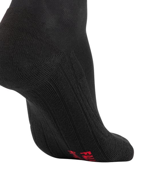 Falke Go2 High Ankle Golf Socks For Spiked Shoes In Black
