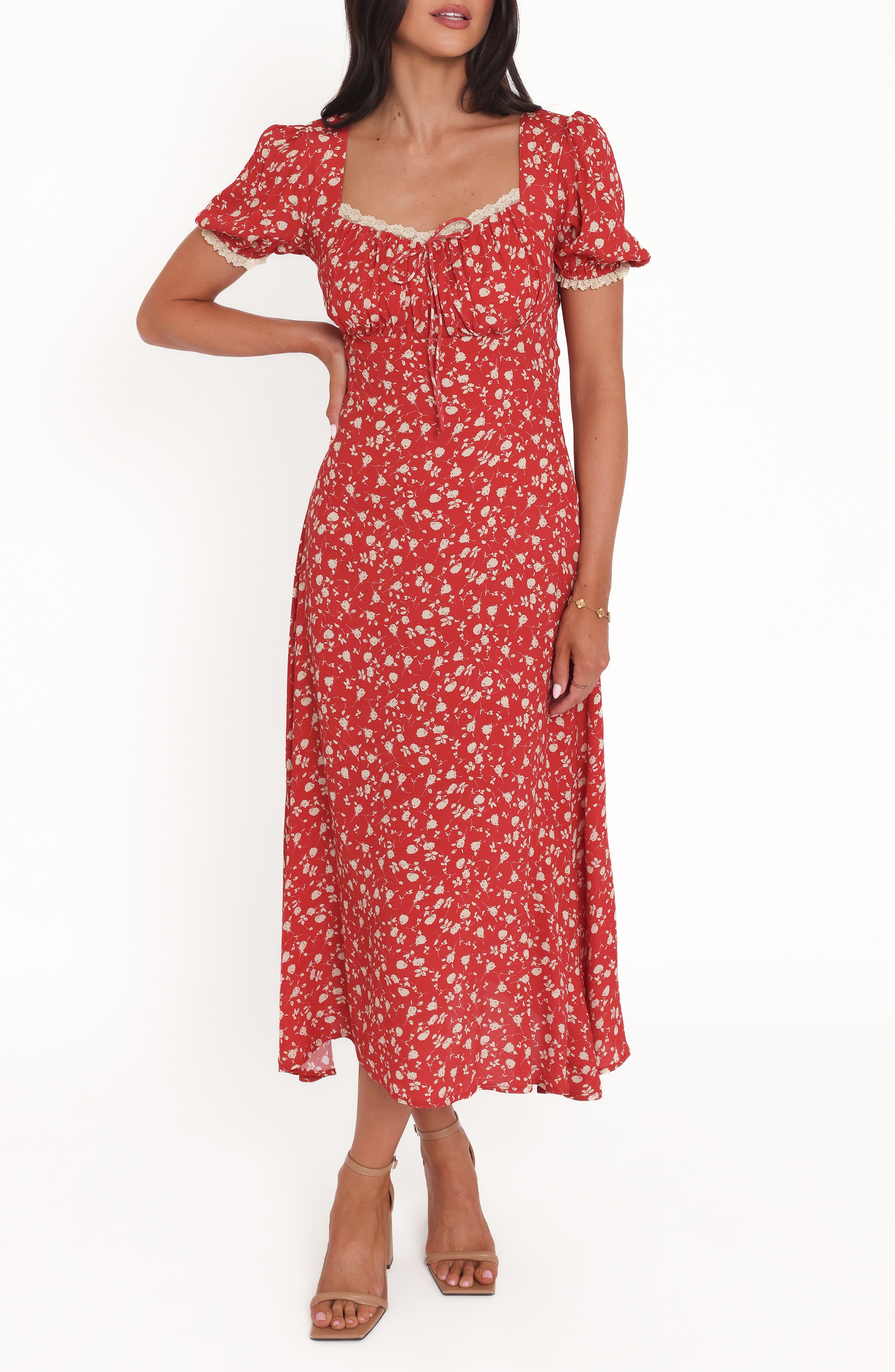 selected RED FLORAL