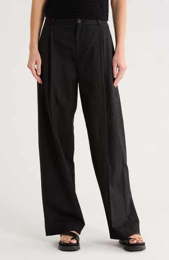 Vince High Waist Tailored Wide Leg Pants
