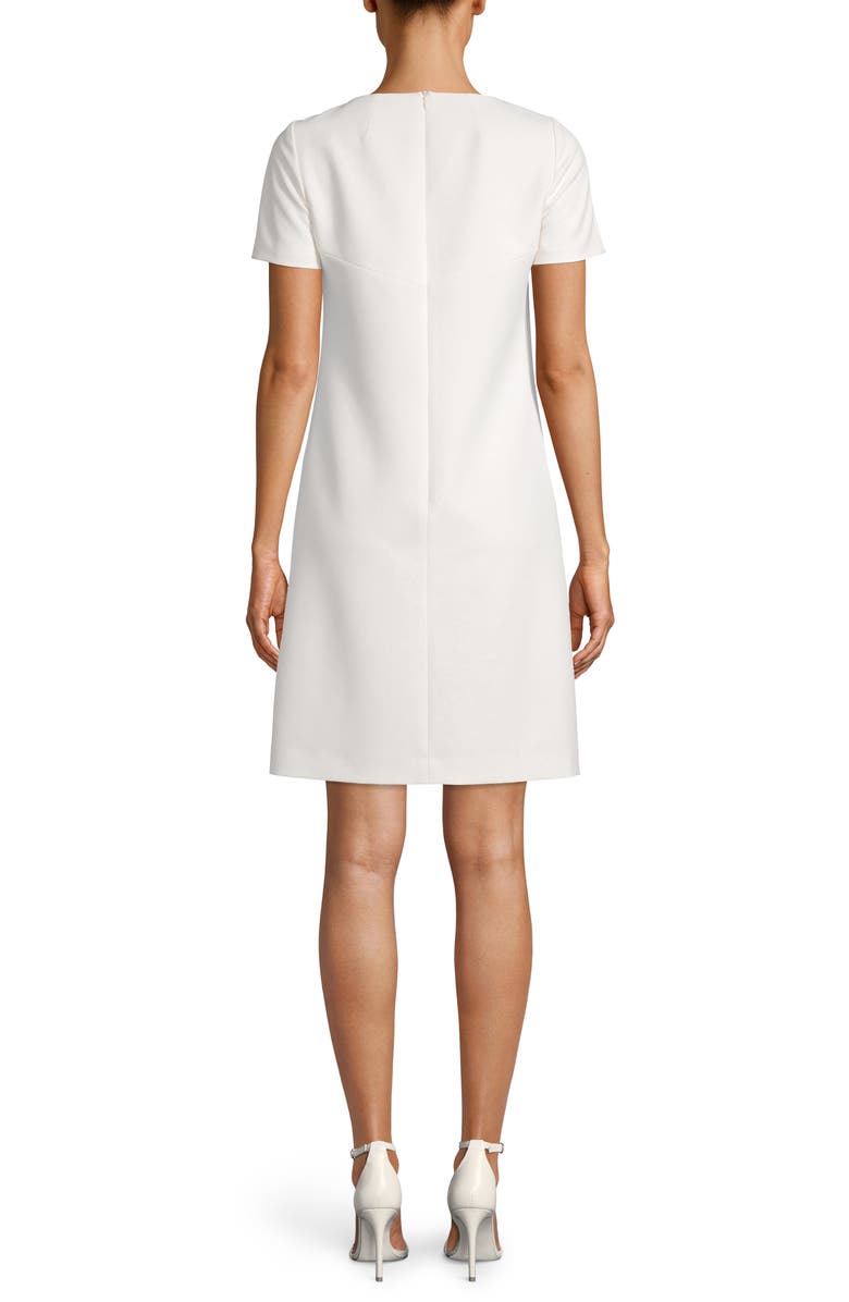 Anne Klein Keyhole Bow Front Shift Dress, Alternate, color,