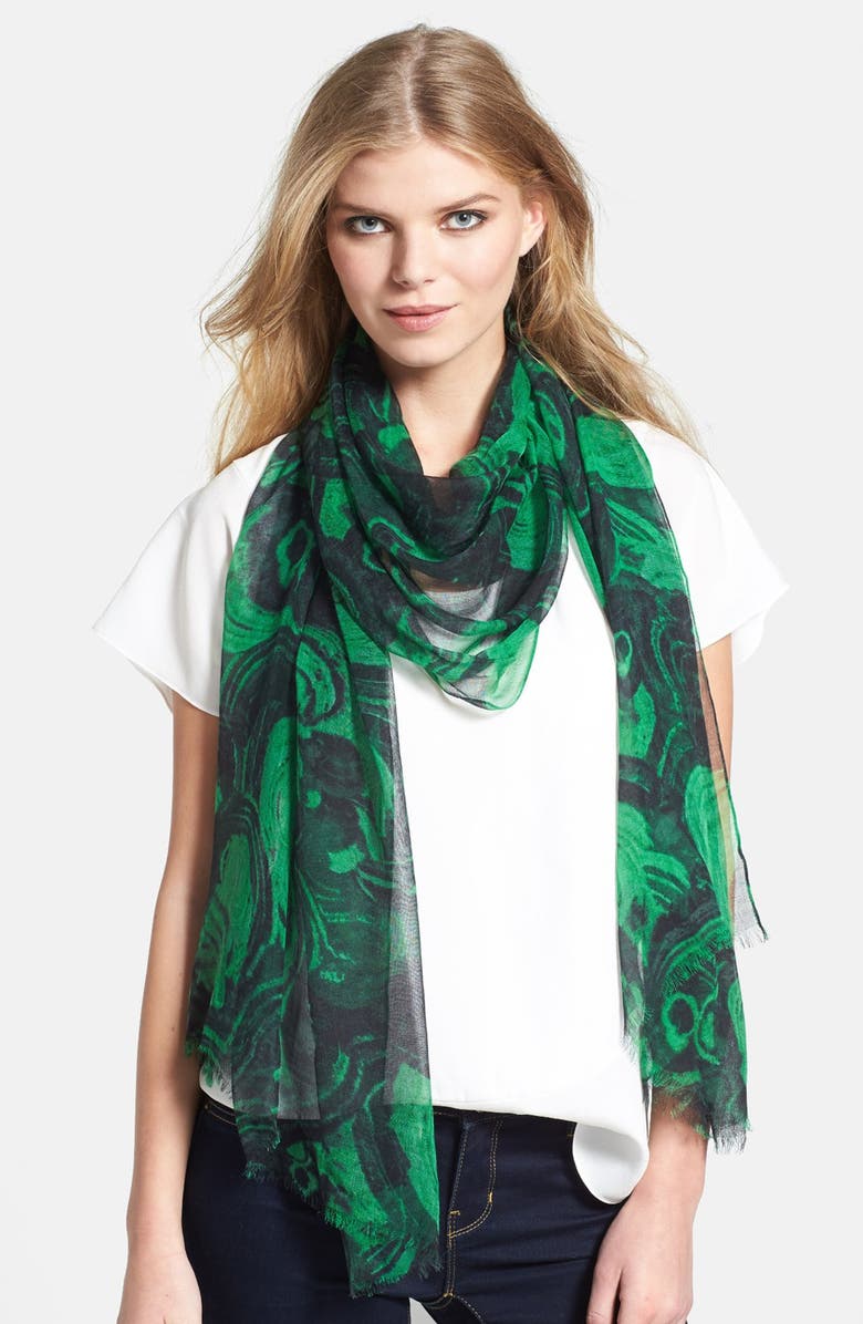 MICHAEL Michael Kors 'Moonstone' Print Scarf, Main, color, 
