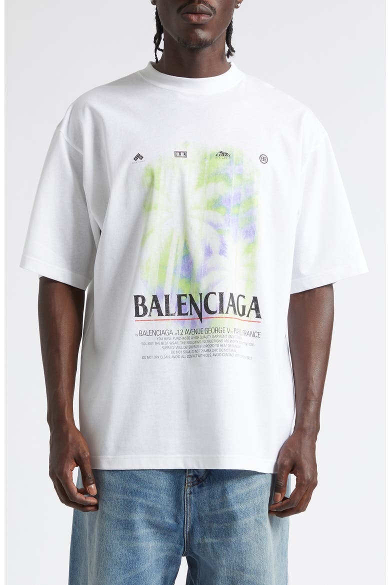 Medium Fit The Window Graphic T-Shirt, Main, color, 9000 WHITE