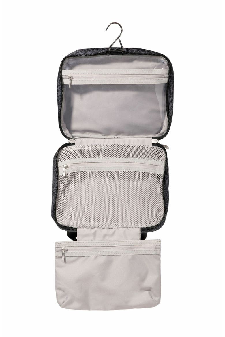 Hanging Travel Toiletry Kit, Alternate, color, Midnight Blossom