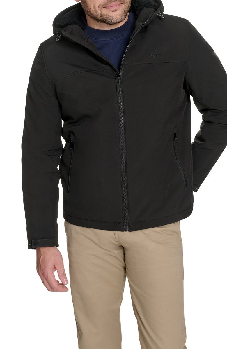 Dockers<sup>®</sup> Fleece Lined Soft Shell Jacket, Alternate, color, Black