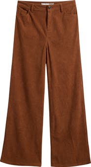 Tractr Kids' Wide Leg Corduroy Pants