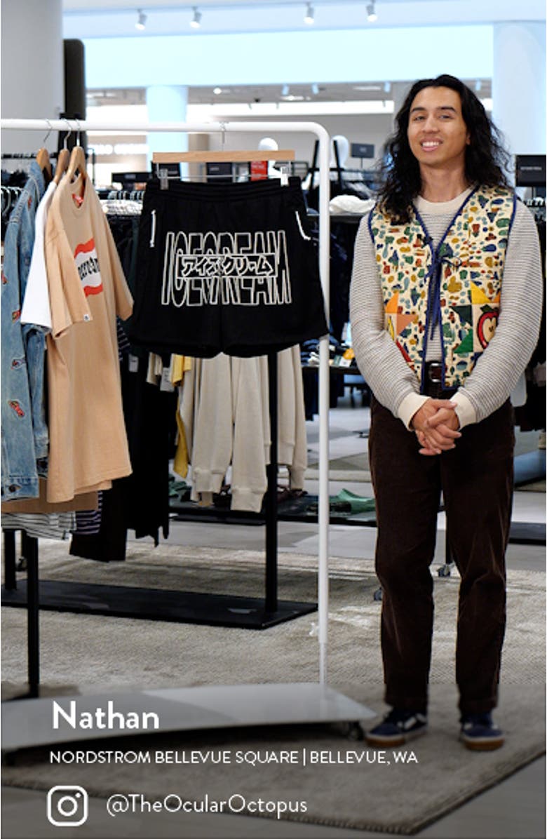 Katakana Reflective Mesh Shorts, sales video thumbnail