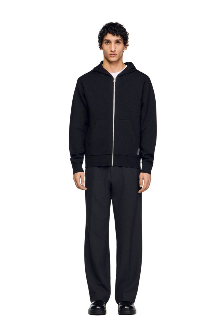 Oversized sweatshirt, Alternate, color, Black