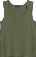 Tahari ASL Scoop Neck Sweater Tank