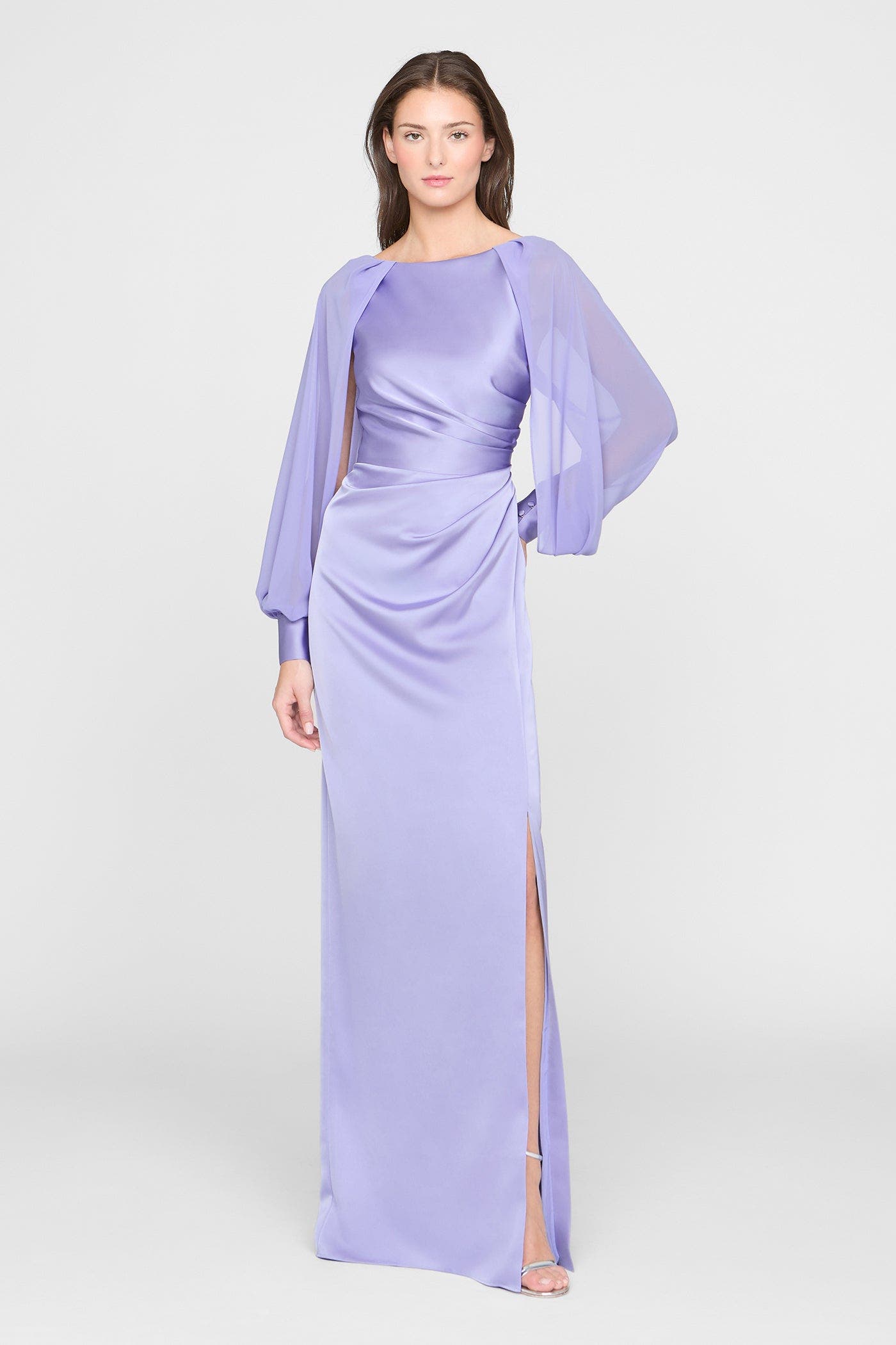 Penelope Satin Column Dress