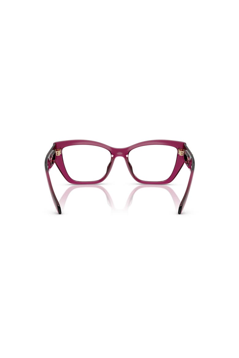 52mm Square optical glasses, Alternate, color, Pink