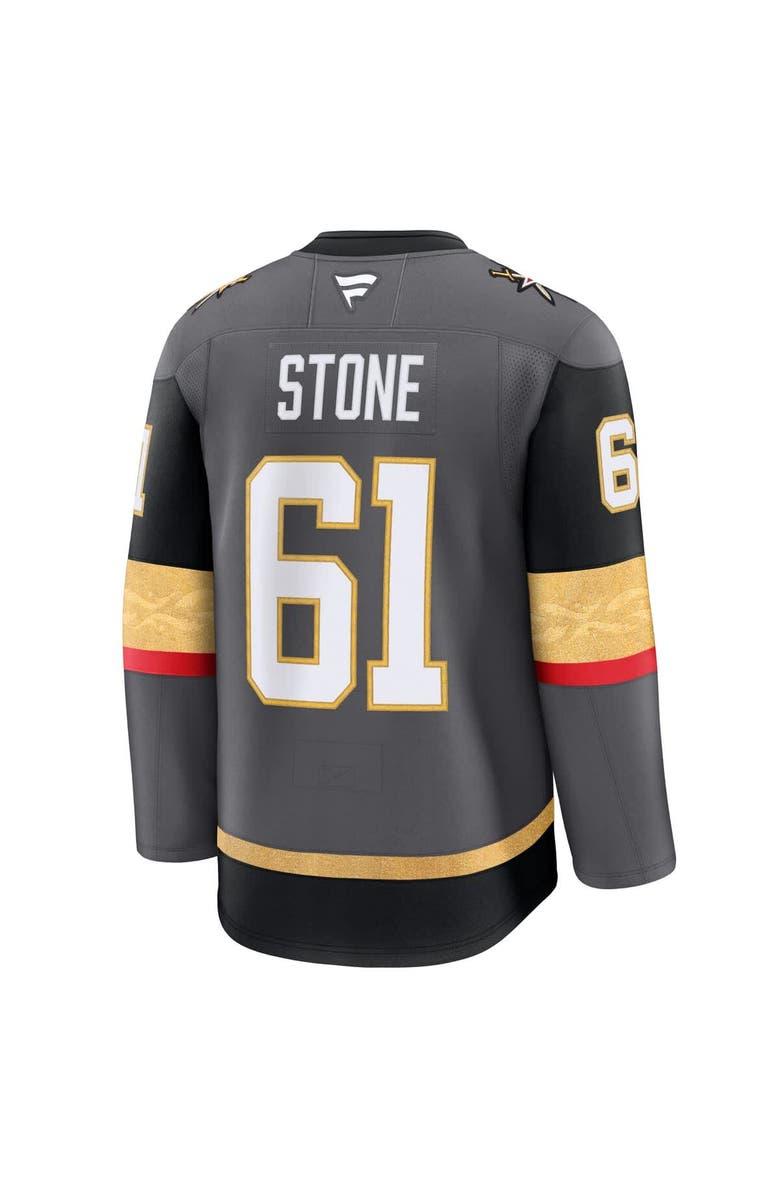 FANATICS Men's Fanatics Mark Stone Gray Vegas Golden Knights Alternate Premium Jersey, Alternate, color, 