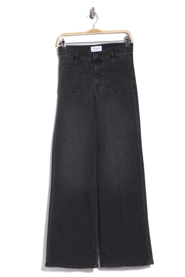 The Bardot Pocket High Waist Wide Leg Jeans, Main, color, ECLIPSE