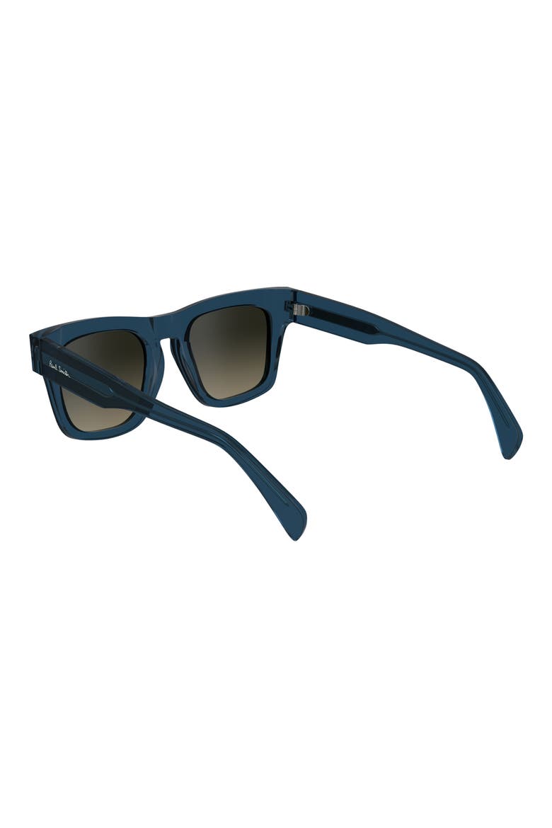 Kramer 51mm Rectangular Sunglasses, Alternate, color, BLUE