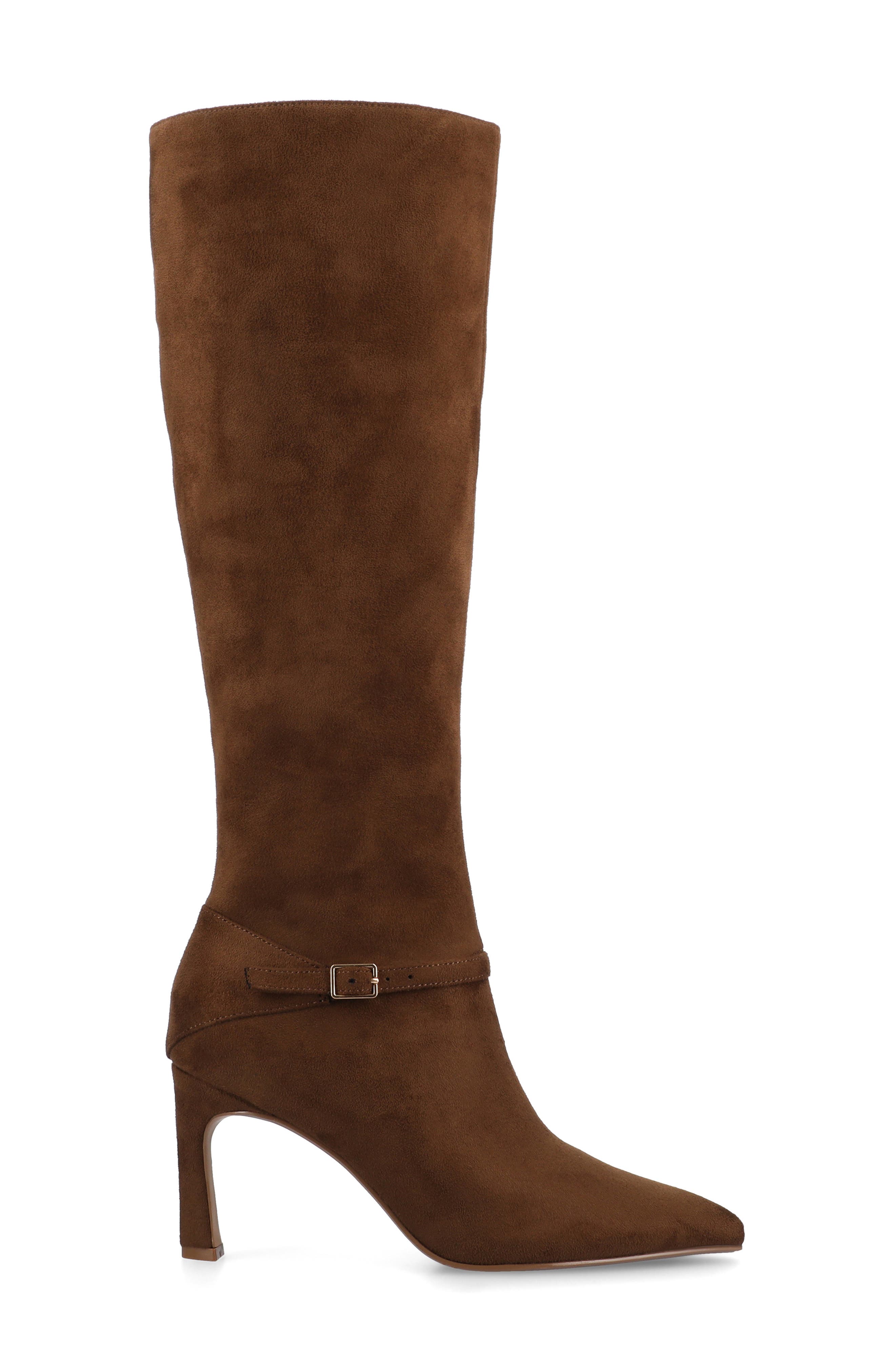 Journee Collection Elara Tall Boot, Alternate, color, Tan