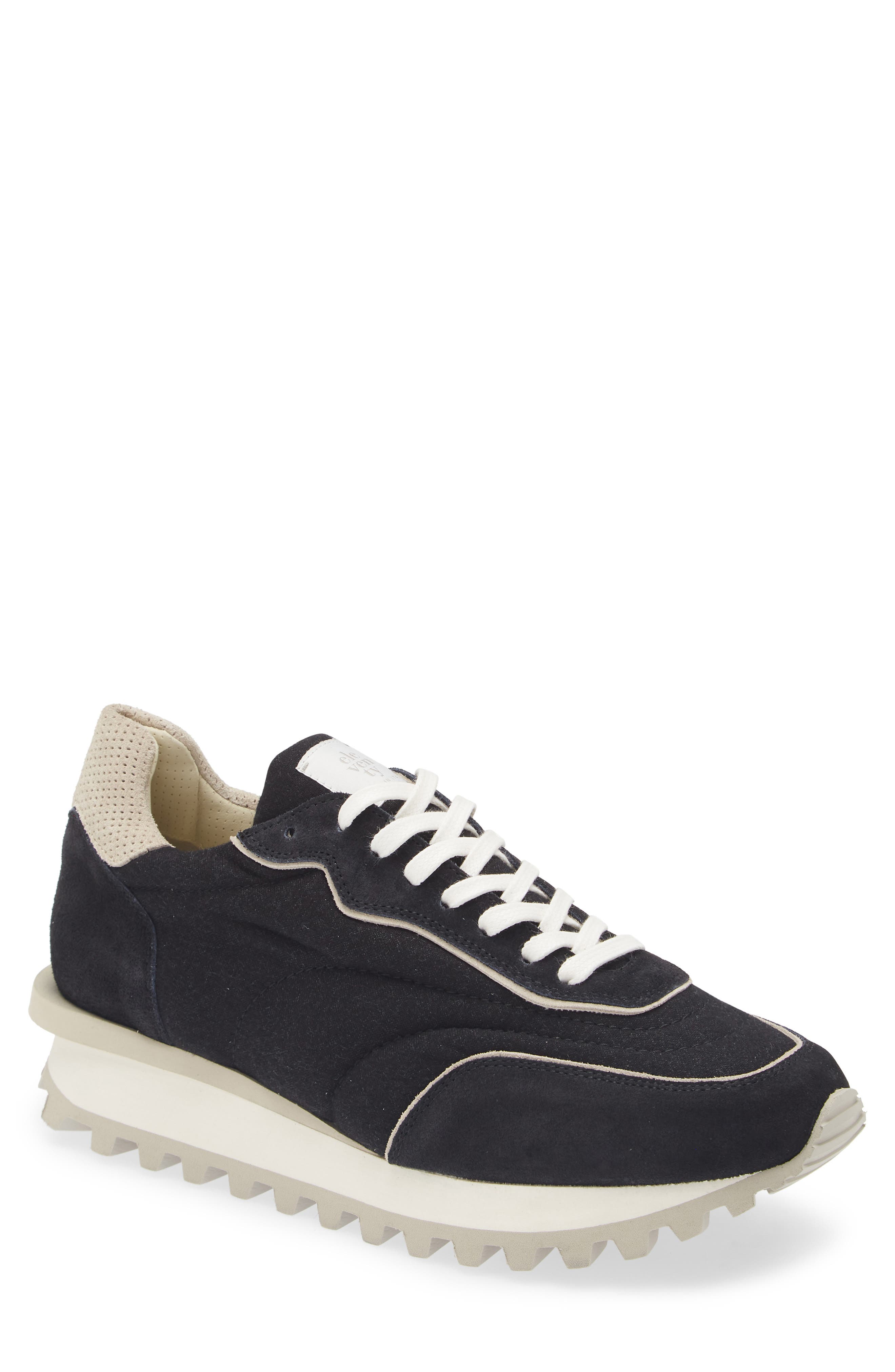 Eleventy Mixed Media Runner Sneaker, Main, color, 