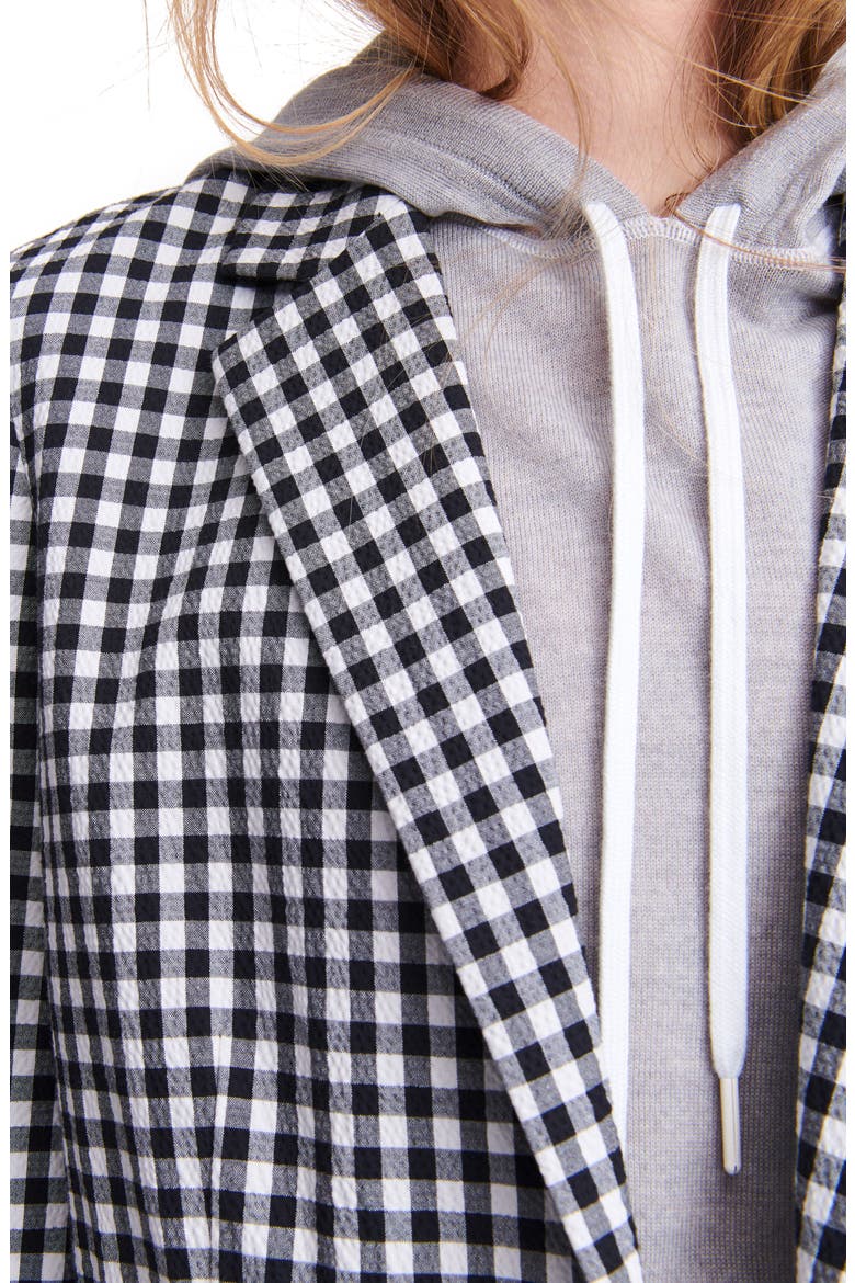 Ames Gingham Stretch Cotton Seersucker Blazer, Alternate, color, BLKWHTGING