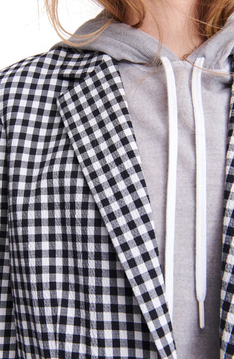 rag & bone Ames Gingham Stretch Cotton Seersucker Blazer, Alternate, color,