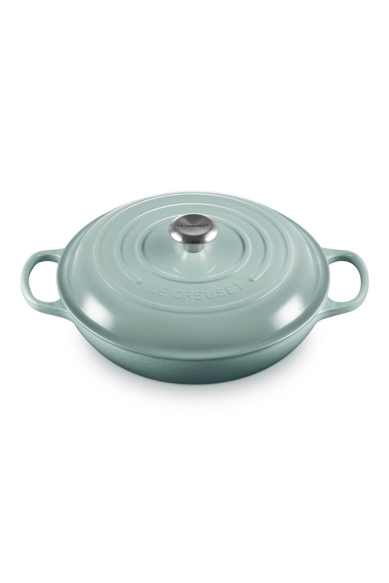Signature 9-Piece Enameled Cast Iron Set, Alternate, color, SEA SALT
