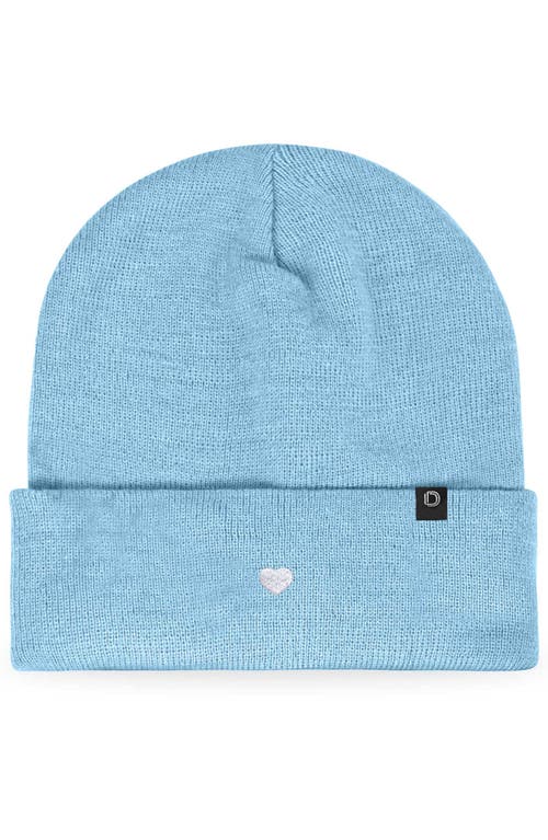 Dalix Lil Heart Beanie Cap In Blue