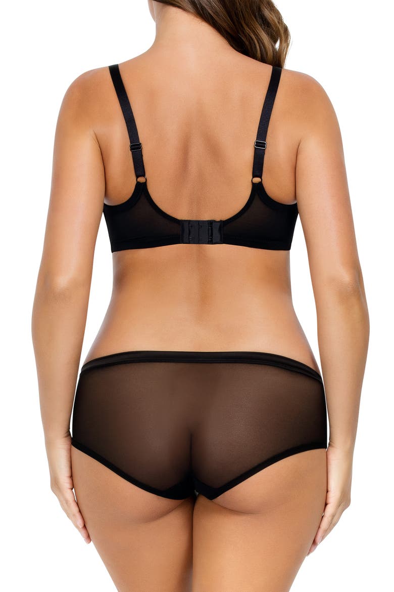 Lulu Underwire Bra, Alternate, color, BLACK