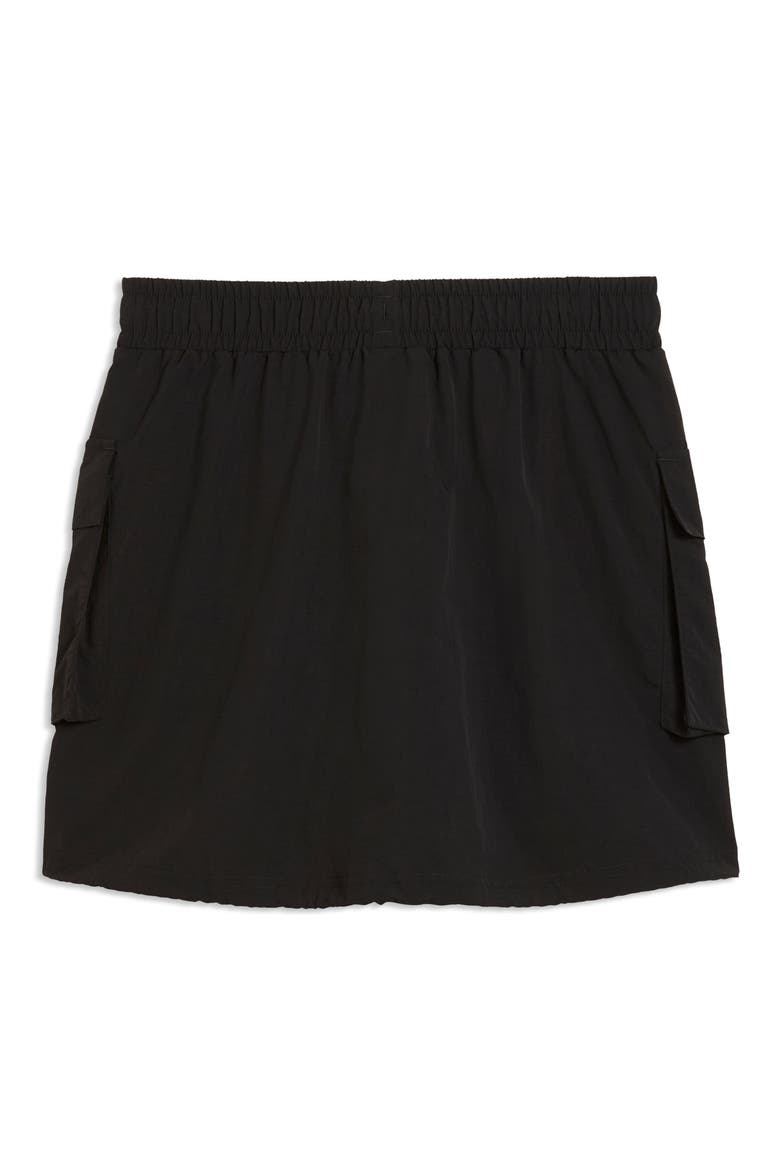 Wardrobe Essentials Cargo Miniskirt, Alternate, color, PUMA BLACK
