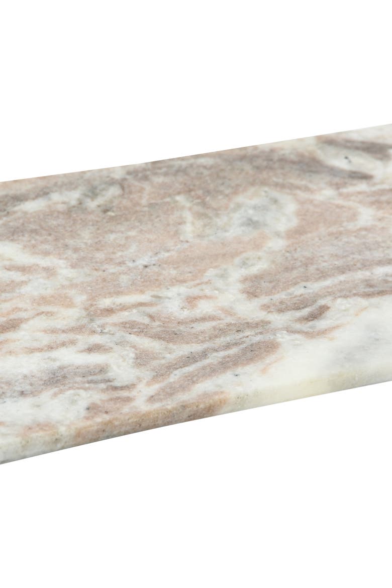 Marble Food Serving Tray, Beige and White, Alternate, color, Natural