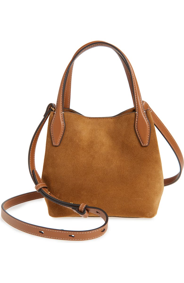 Madewell The Mini Suede Shopper Tote, Main, color,
