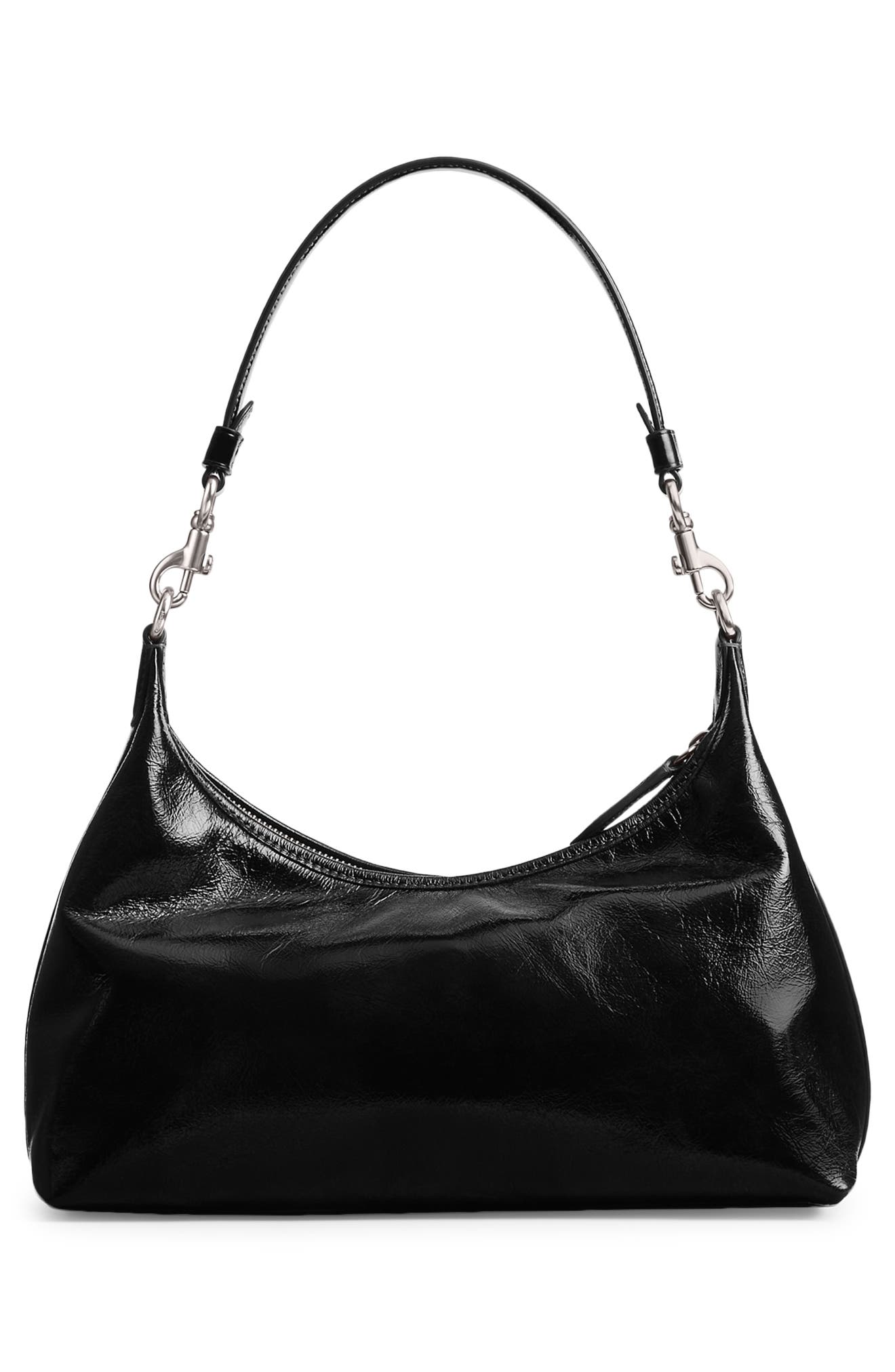 COACH Juliet Glazed Leather Shoulder Bag, Alternate, color, 