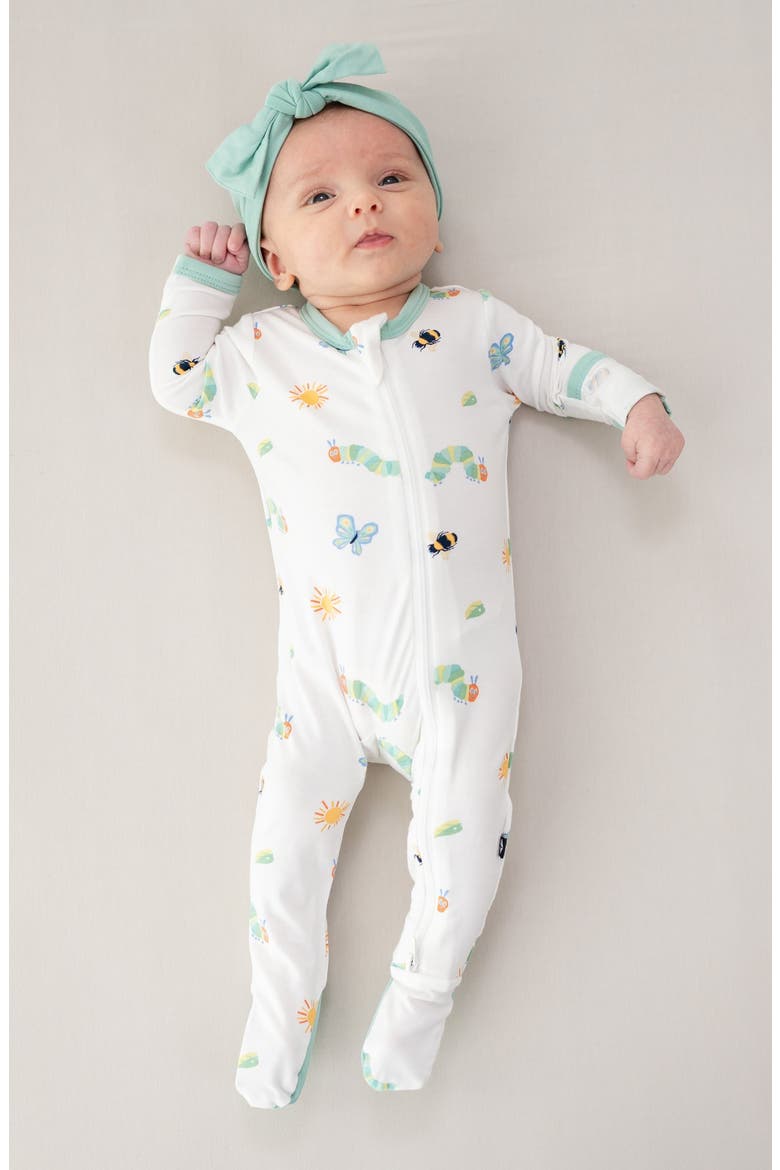 'The Very Hungry Caterpillar' Zip-Up Footie, Alternate, color, THE VERY HUNGRY CATERPILLAR