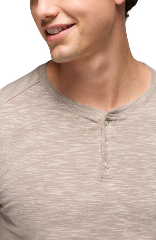 Prana Ronnie Ii Henley T-shirt In Brown