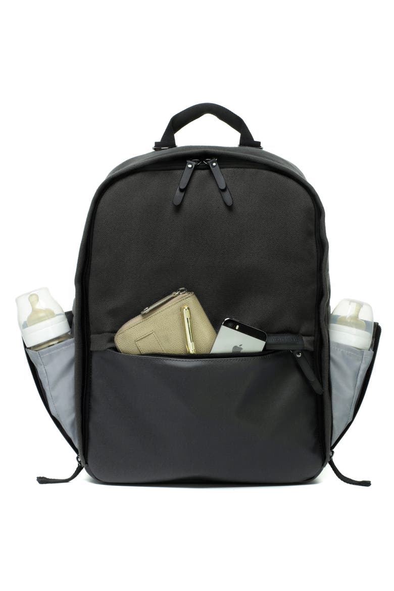 Taylor Diaper Backpack, Alternate, color, BLACK