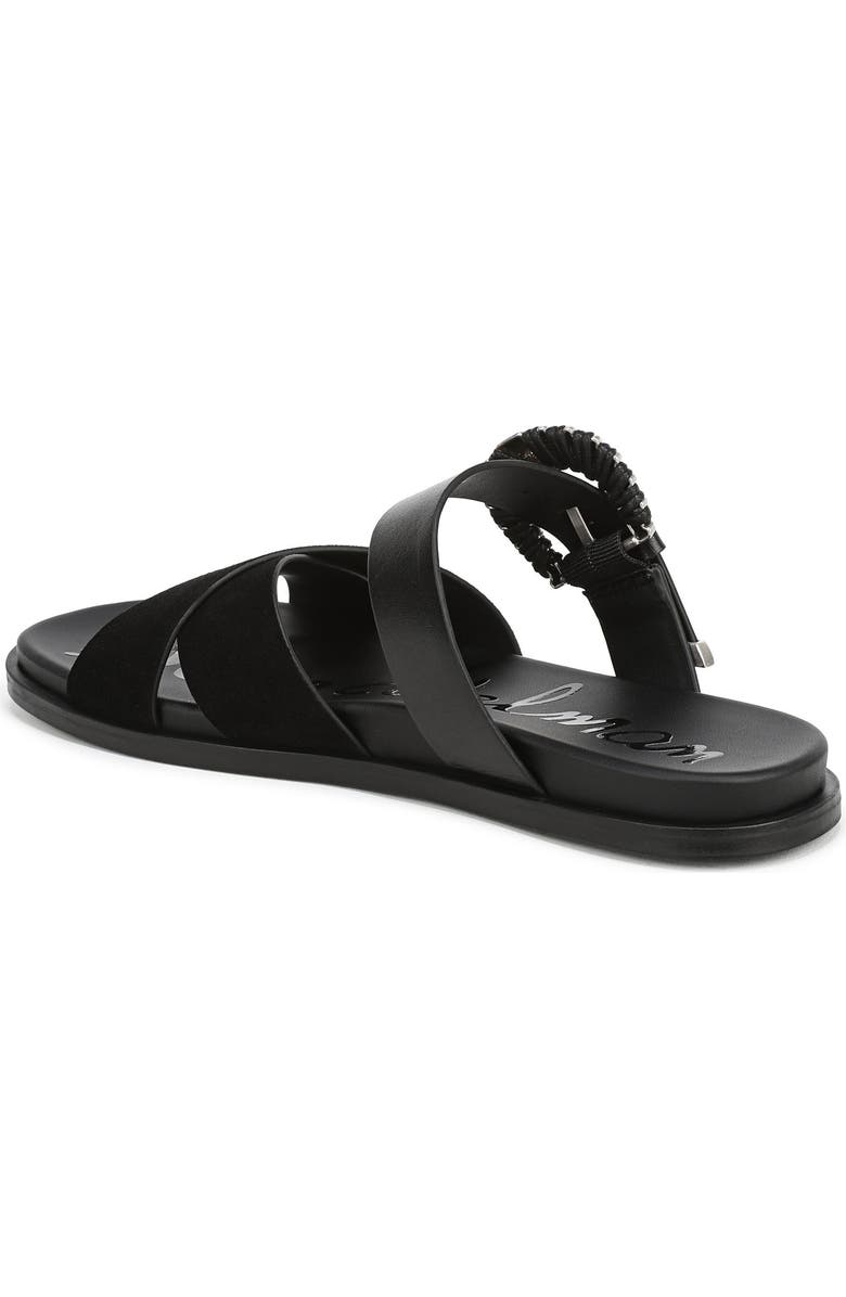 Sam Edelman Lucy Buckle Strap Sandal, Alternate, color, Black