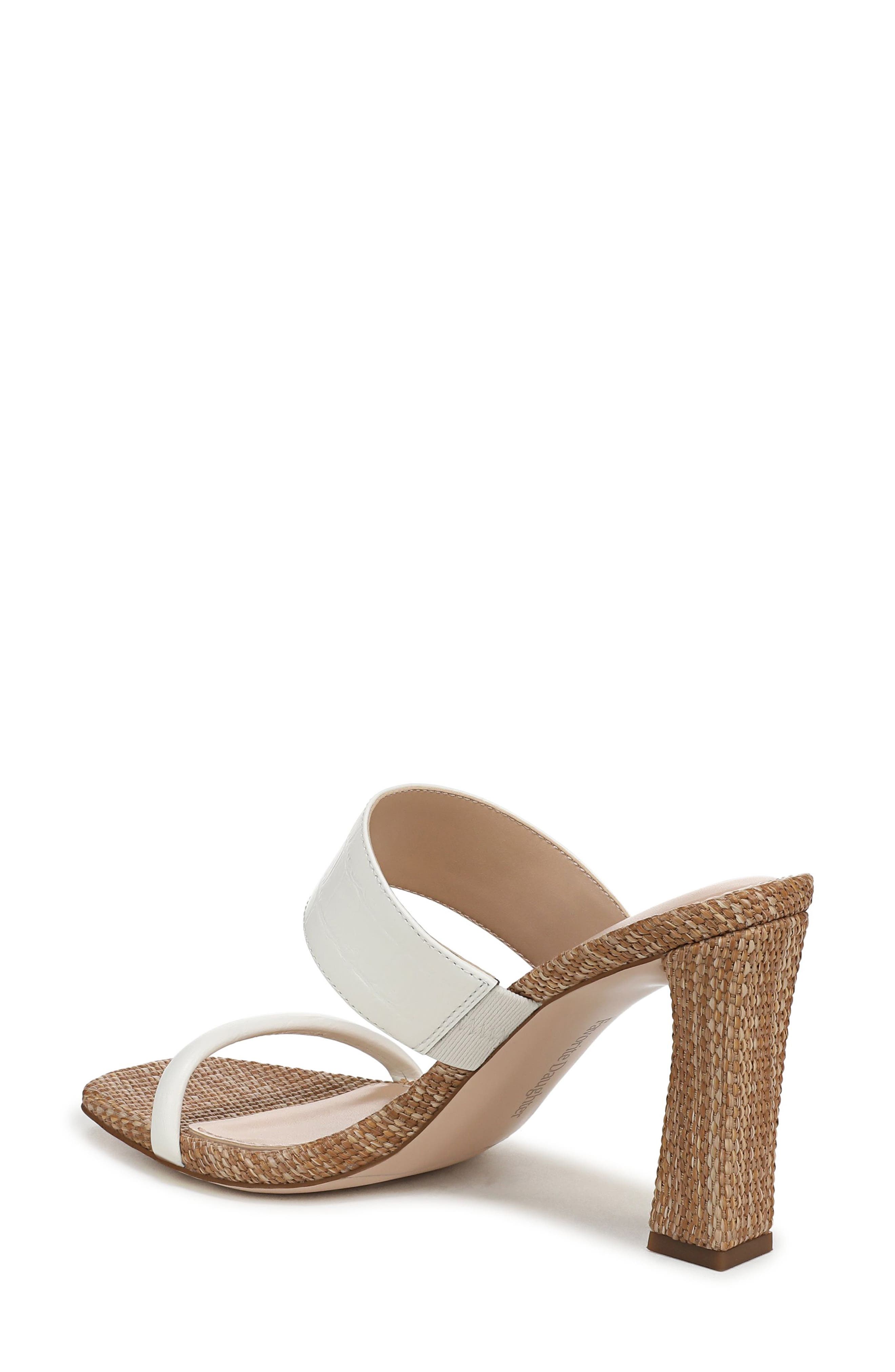 Gabi Block Heel Sandal, Alternate, color, WHITE DARK NATURAL