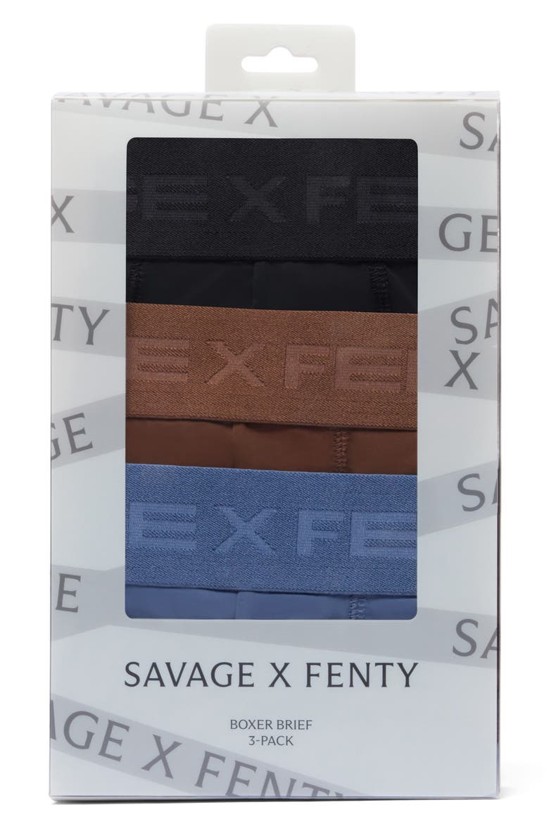 3-Pack Shadow Fit Boxer Briefs, Alternate, color, BLACK/ BROWN/ BLUE
