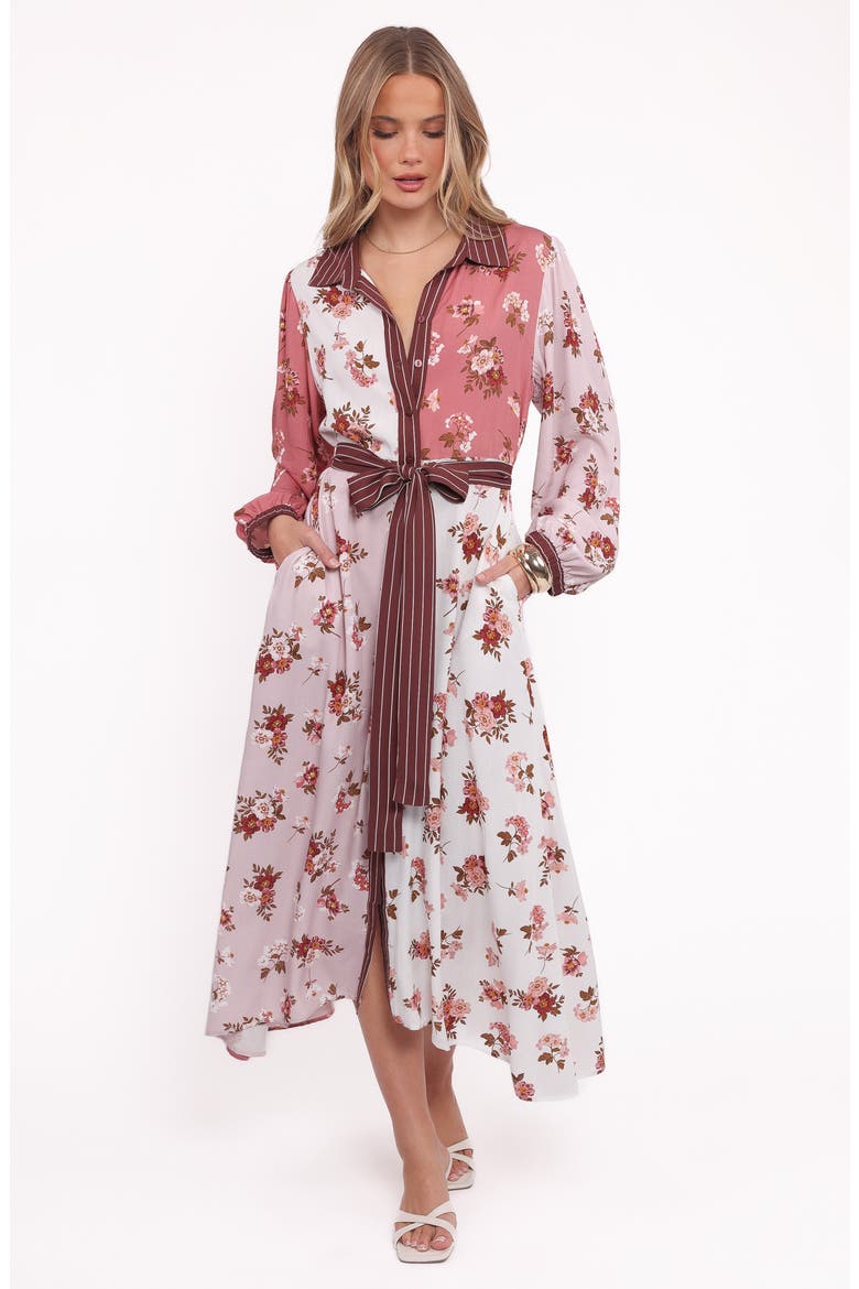 Maiden Long Sleeve Shirtdress, Alternate, color, FIRST BLUSH