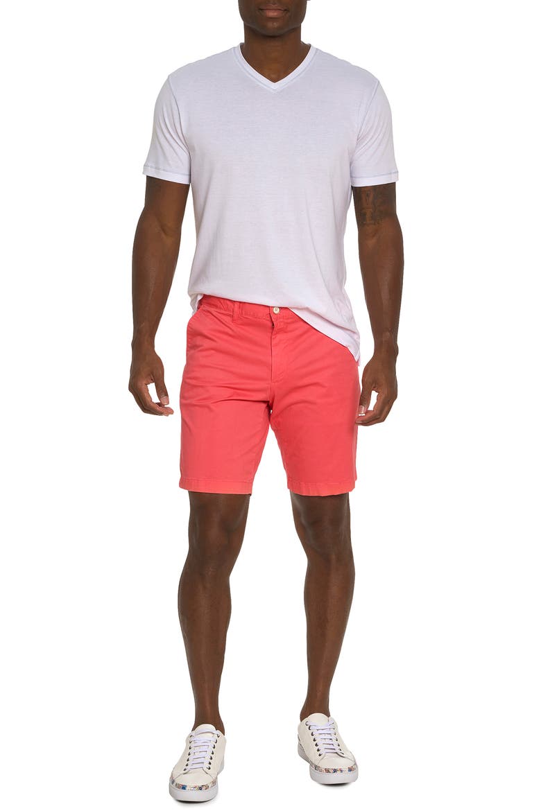 Lonestar Stretch Cotton Shorts, Alternate, color, CORAL