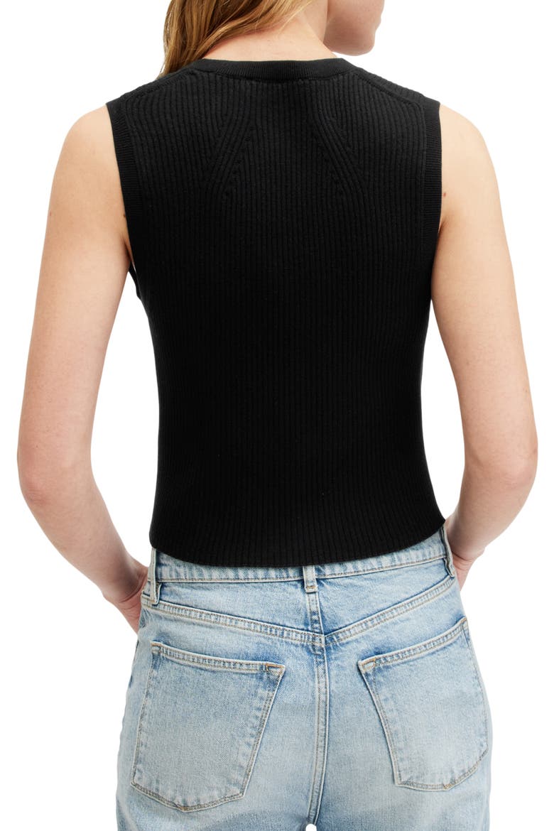 Cruz Rib Vest, Alternate, color, BLACK