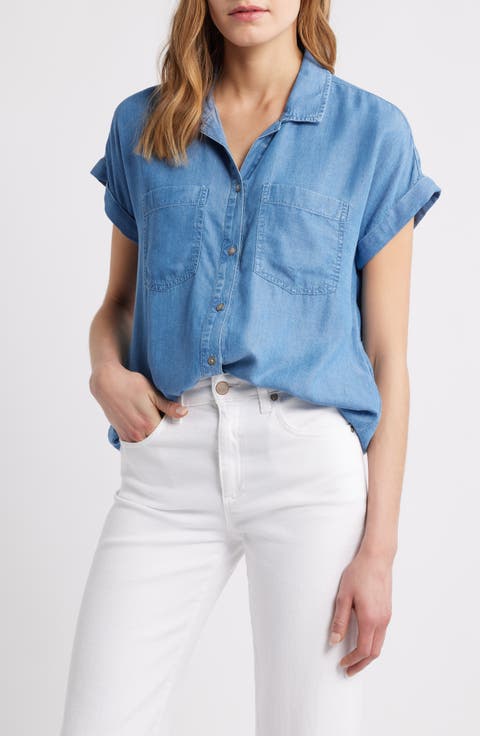 Issey Short Sleeve Chambray Shirt