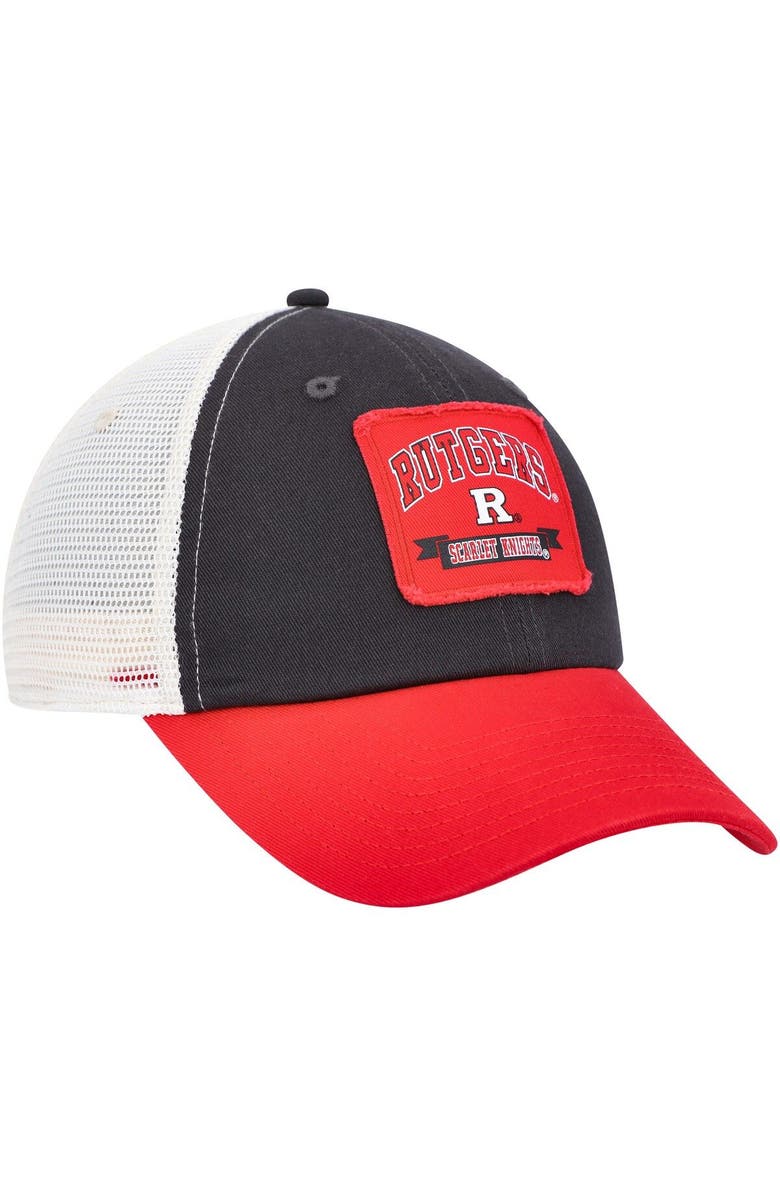 COLOSSEUM Men's Colosseum  Charcoal Rutgers Scarlet Knights Objection Snapback Hat, Alternate, color, Charcoal