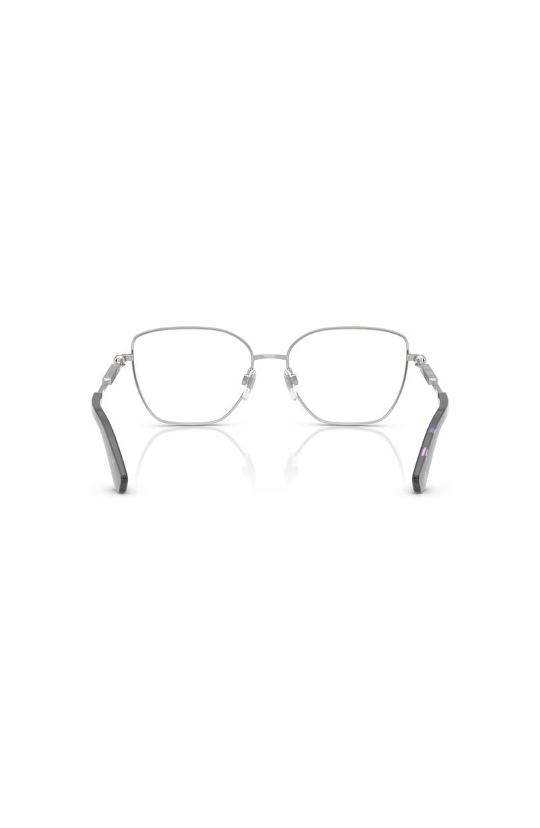 Burberry 54mm Cat Eye optical glasses, Alternate, color, Silver