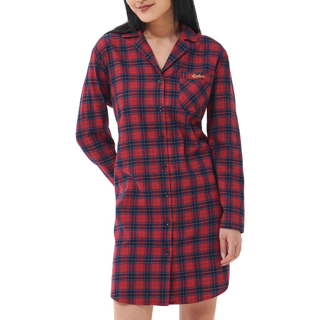 Barbour Etta Tartan Brushed Cotton Nightshirt